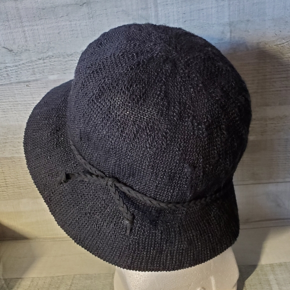 Marcus Adler Black Woven Unlined Bucket Hat - One Size - Picture 4 of 12